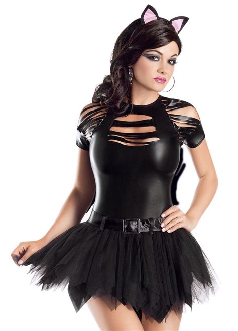 womens sexy cat costume|Sexy Black Cat Costume for Women